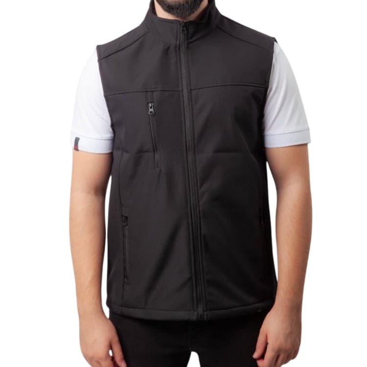 Softshell Yelek — baskı ve nakış uygulaması